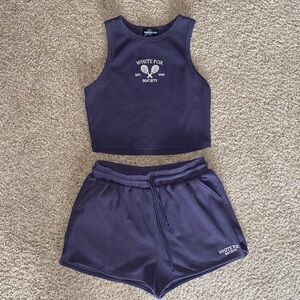 White fox boutique matching lounge set